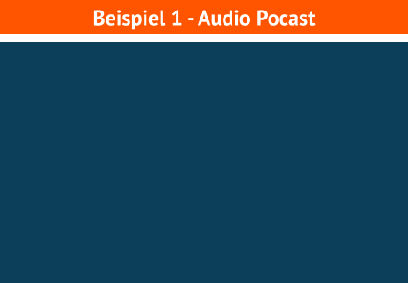 Beispiel 1 - Audio Pocast