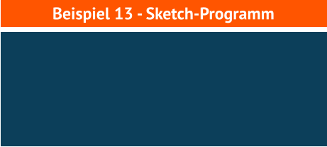 Beispiel 13 - Sketch-Programm