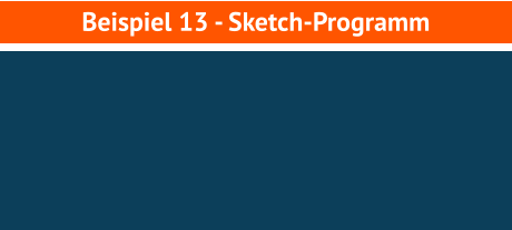 Beispiel 13 - Sketch-Programm